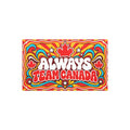 Always Team Canada car magnet, 7.5 x 4.5 inch retro 1970s design with maple leaves and starbursts